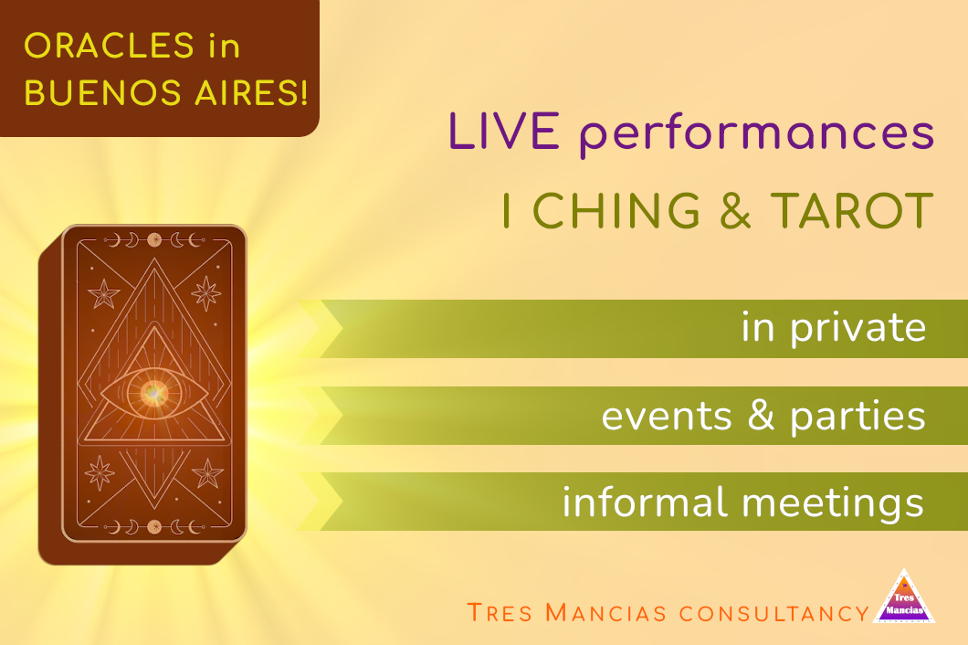 I Ching & Tarot oracles with Julia in Buenos Aires - Tres Mancias Consultancy
