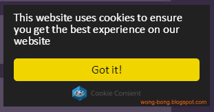 Cara Menampilkan Pemberitahuan Cookies Pada Blogger