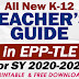 TEACHER'S GUIDE in Using the MELCs in EPP-TLE for SY 2020-2021