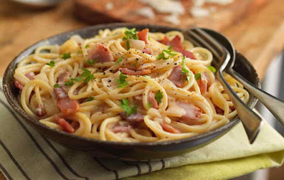 Resepi Spaghetti Carbonara Cheese 