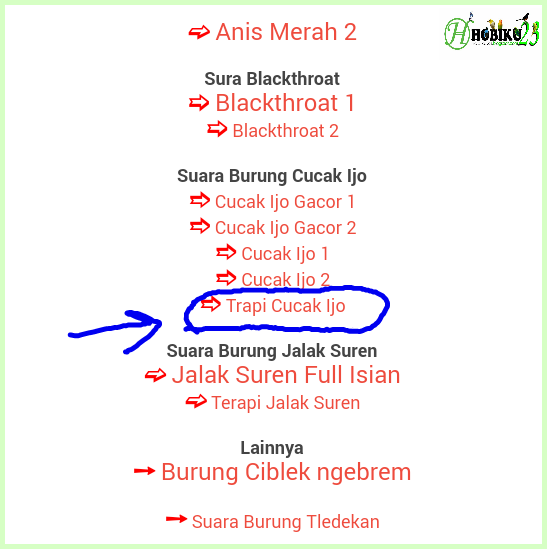 Download suara burung