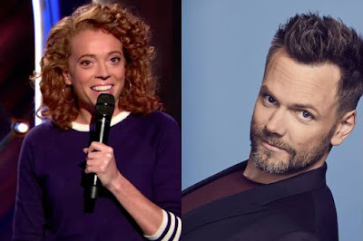 Michelle Wolf and Joel McHale