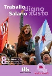 Cartaz da campaña da CIG «Salario xusto. Traballo digno»