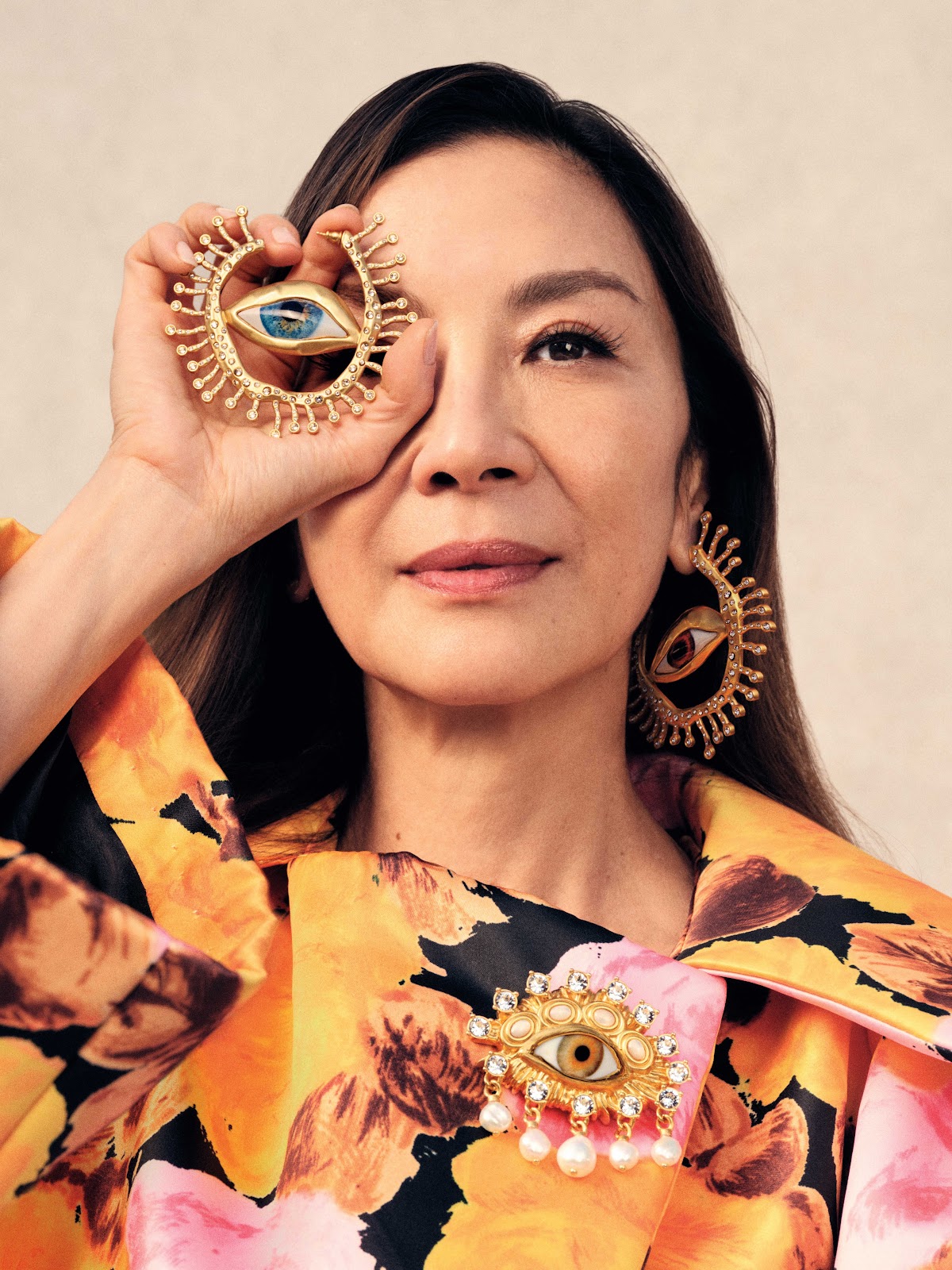 Michelle Yeoh in Elle USA November 2022 by Sharif Hamza