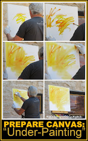 photo of: Master Class on Oil Painting: Preparing Canvas with under painting