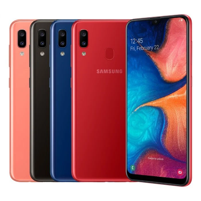 Samsung Galaxy A20 Different Colour Options