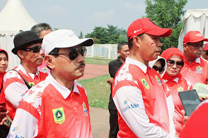 PPP Kabupaten Bogor Menunjukkan Dukungan Terhadap Perayaan Kemerdekaan dengan Ramaikan Kirab Bendera Merah Putih di Bogor