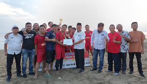 Menang Adu Pinalti, Tim Hartono Fc Juarai Turnamen Sepak Bola Pantai Tahun 2022