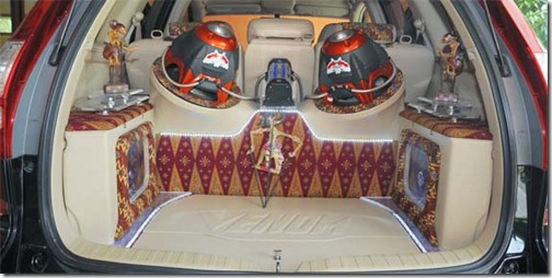Modification All New Honda CR-V A/T 2009 Black Audio