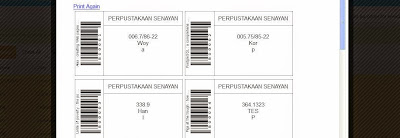 Instalasi Label Barcode SLiMS Cendana