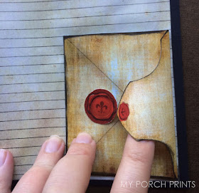 Make This Wizard Envelope Journal from My Porch Prints