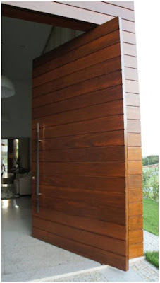 model pintu kayu jati terbaru minimalis