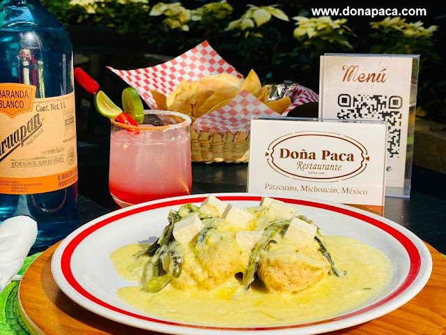 Cocina Michoacana en Restaurante Doña Paca en Pátzcuaro