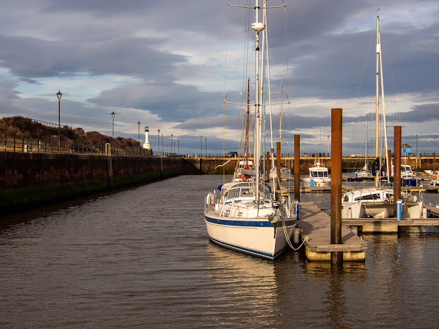 Photo of Maryport Marina on Tuesday afternoon