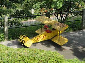 model biplane from Legoland Windsor