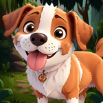 Play Games4King Small Dog Rescue Game