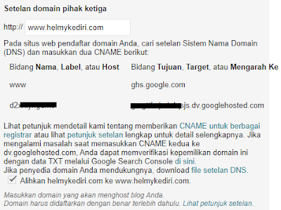 Cara agar blog bisa diakses dengan www