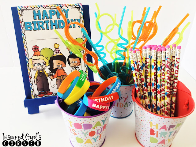 Student Birthday Ideas and Printables