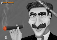 Caricatura Groucho Marx
