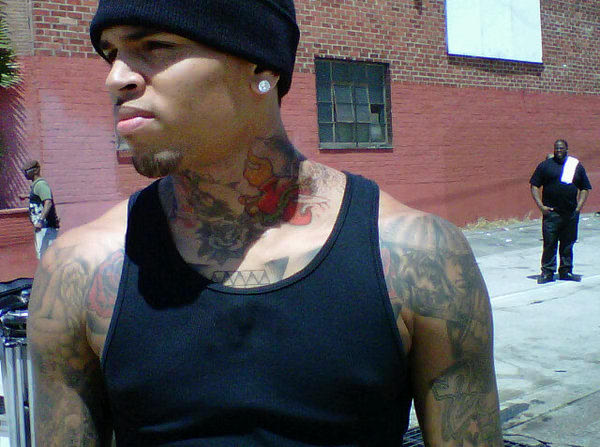 chris brown tattoos