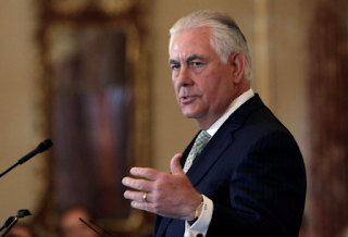 State Department says Secretary Tillerson is 'taking a little time off' amid tensions in the White House