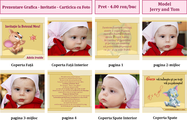 invitatii botez carticele