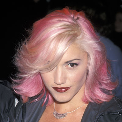 gwen stefani with pink hair