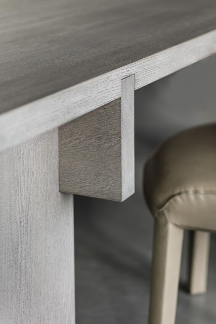 Piet Boon Studio detail of wood table bespoke design