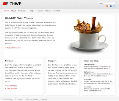 RichBIZ Wordpress Theme From RichWP