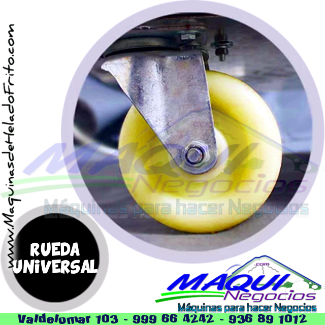 4 ruedas de desplazamiento para su fácil y cómodo movimiento