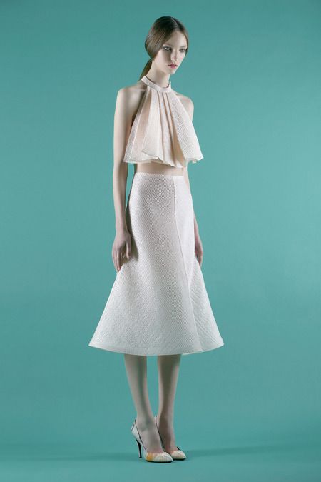 Volume and Prints at the Vika Gazinskaya Spring 2014 Collection 
