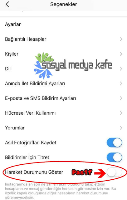 İnstagram Son Görülme Özelliği