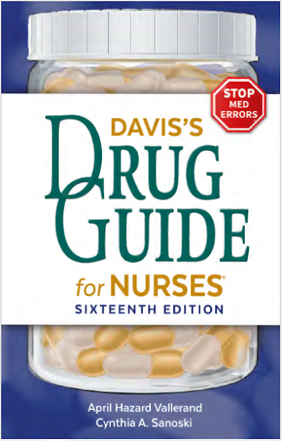 Davis's Drug Guide For Nurses 16th Edition