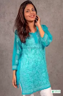 Short Kurti Designs - Girls Kurti Designs 2023 - Kurti Collection Images - Ladies Kurti Designs - stylish kurti design - NeotericIT.com - Image no 6