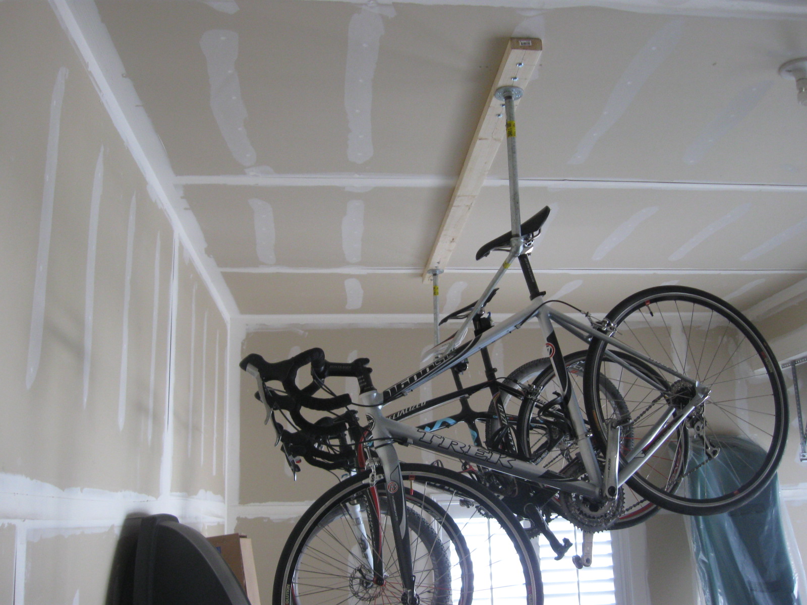So little time, so much to explore: Garage Ceiling Bike Rack