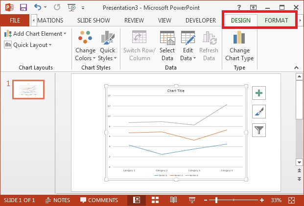 Cara membuat grafik di Microsoft PowerPoint 2013 & 2016