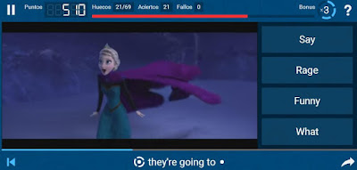 English Pío 6: Lyrics training: Frozen