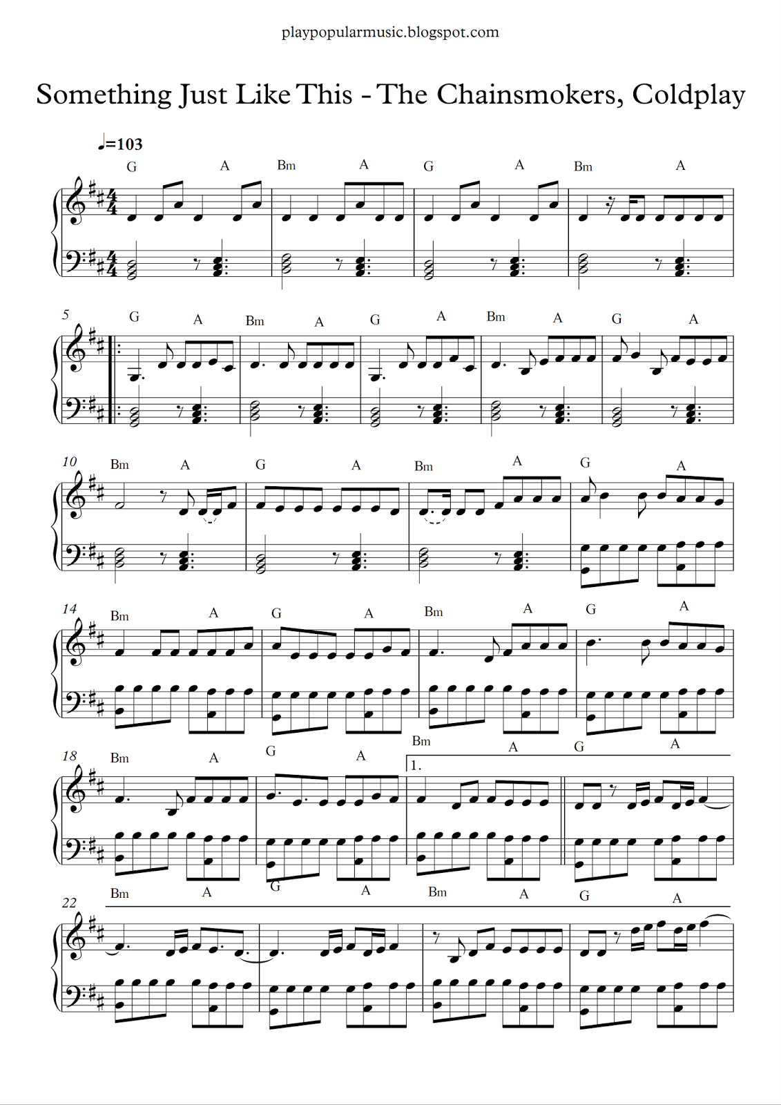 roblox piano sheets something just like this