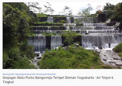 Grojogan Watu Purbo Bangunrejo Tempel Sleman Yogyakarta - Air Terjun 6 Tingkat - Youtube anywe_id