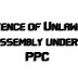 Offence of Unlawful Assembly under PPC