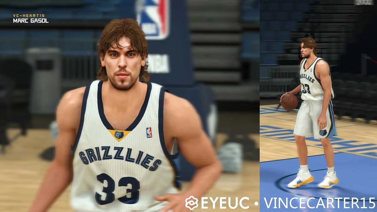 NBA 2K23 Marc Gasol Rookie Cyberface