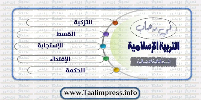 جذاذات التربية الإسلامية مرجع في رحاب التربية الإسلامية للمستوى الثاني ابتدائي - كاملة