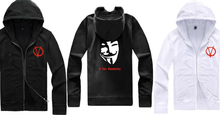 JUAL TOPENG ANONYMOUS V FOR VENDETTA Jaket Anonymous