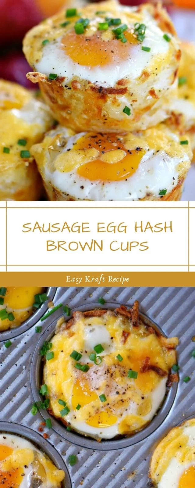 SAUSAGE EGG HASH BROWN CUPS