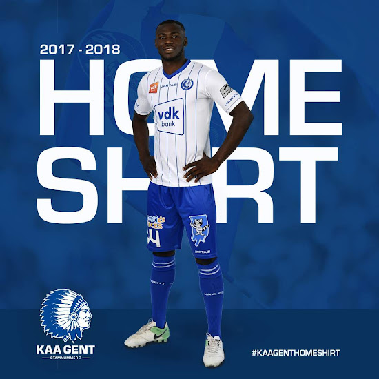 Kaa Gent 17 18 Home Away Third Kits Revealed Footy Headlines