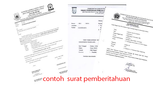 Contoh Surat Pemberitahuan Kegiatan Perlombaan di Sekolah