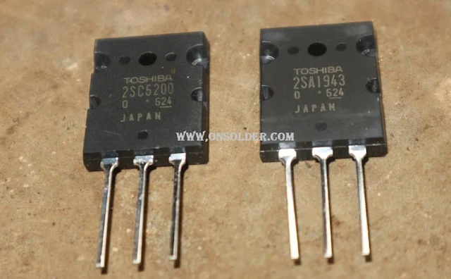 Persamaan Transistor Toshiba 2SC5200 dan 2SA1943