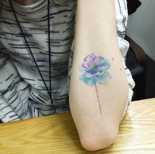 este_floral_antebraço_trabalho