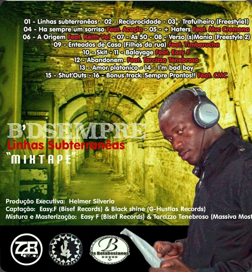 Capa da Mixtape [Linhas Subterranêas] Tras
