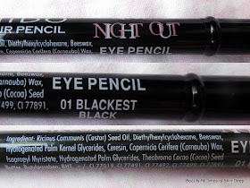 Nichido Girls Night Out Eye Pencil 01 Blackest Black ingredients